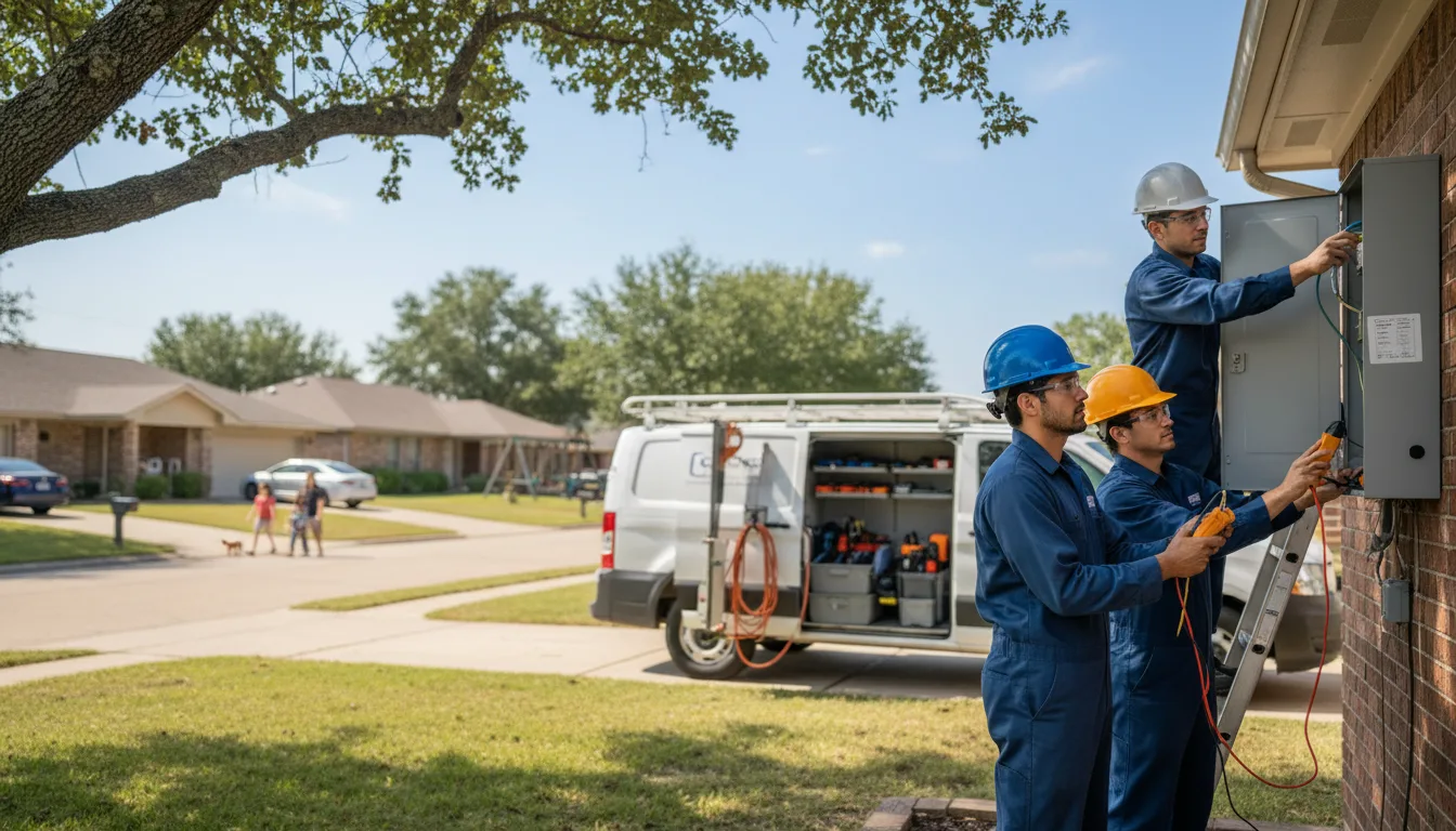Certified electrician providing emergency electrical services in Polvadera, NM